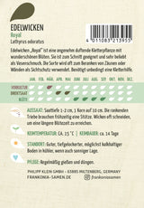 Frankonia Samen Wicken Royal