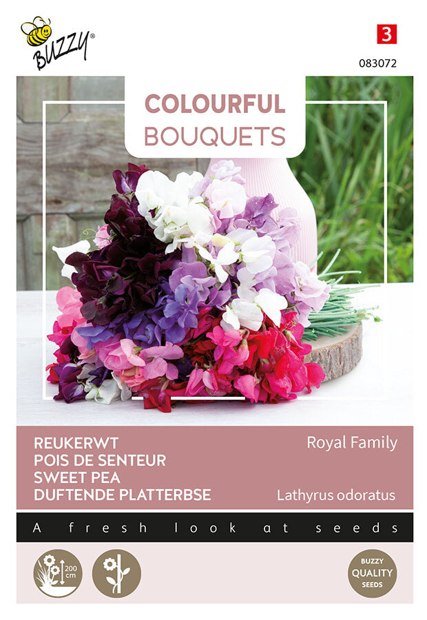 Buzzy Seeds Duftende Platterbse Royal Family