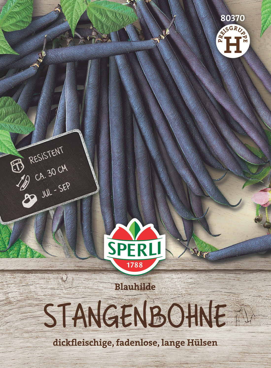 SPERLI Stangenbohne Blauhilde