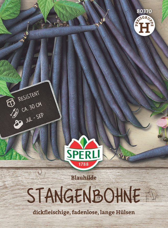 SPERLI Stangenbohne Blauhilde