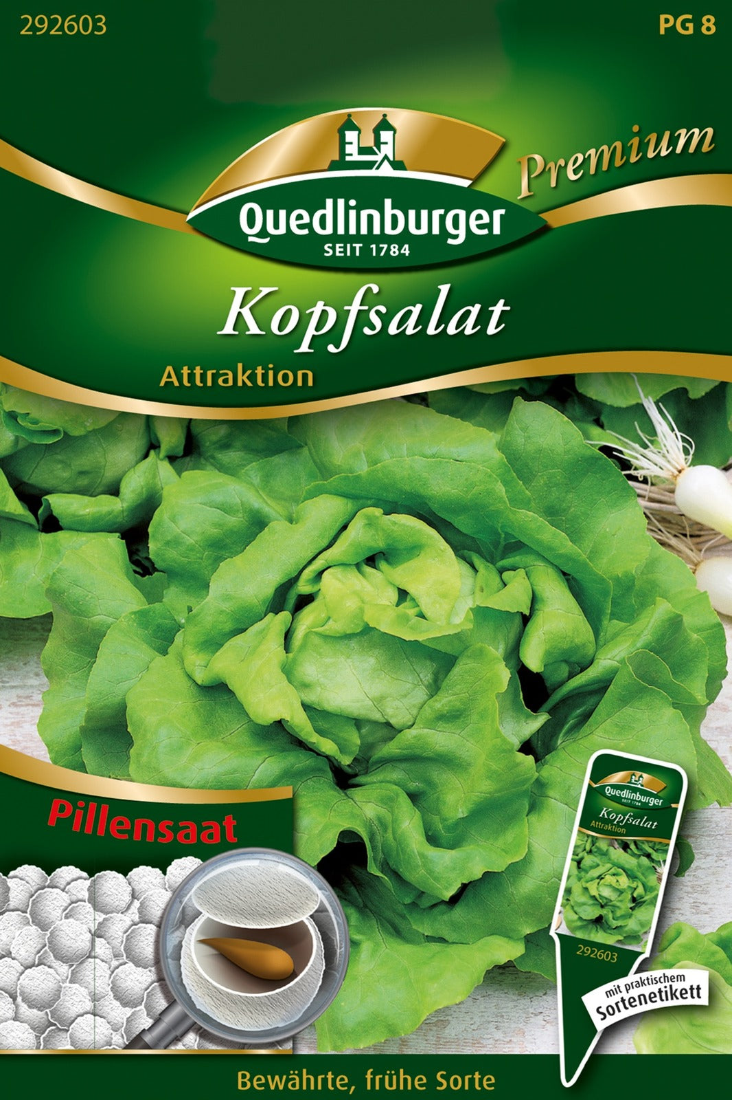 Quedlinburger Kopfsalat Attraktion Pillensaat