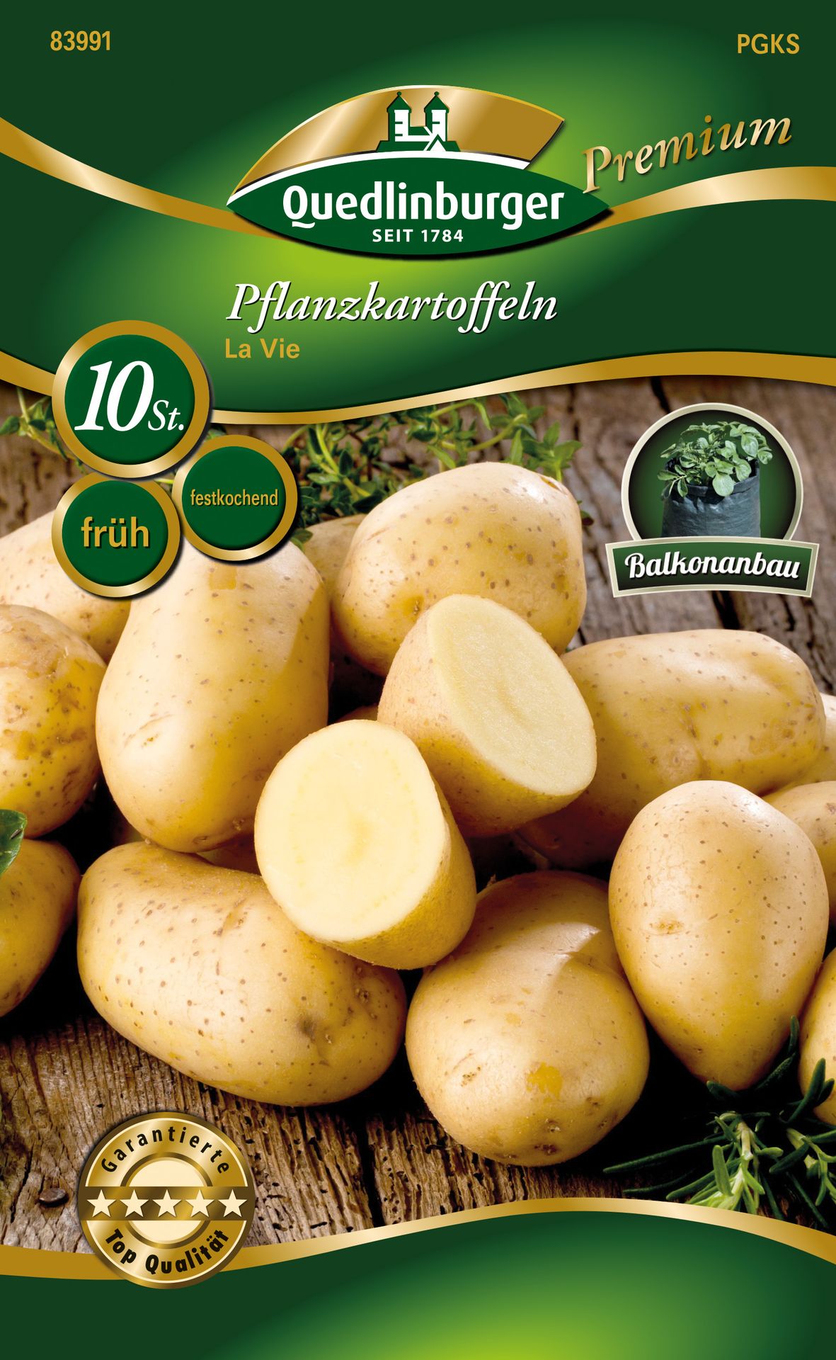 Quedlinburger Pflanzkartoffel La Vie 10 Stück