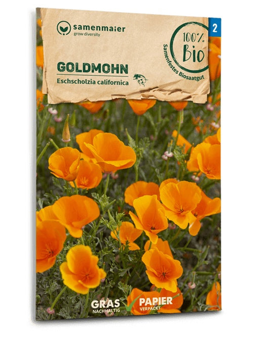 Samen Maier BIO Goldmohn orange