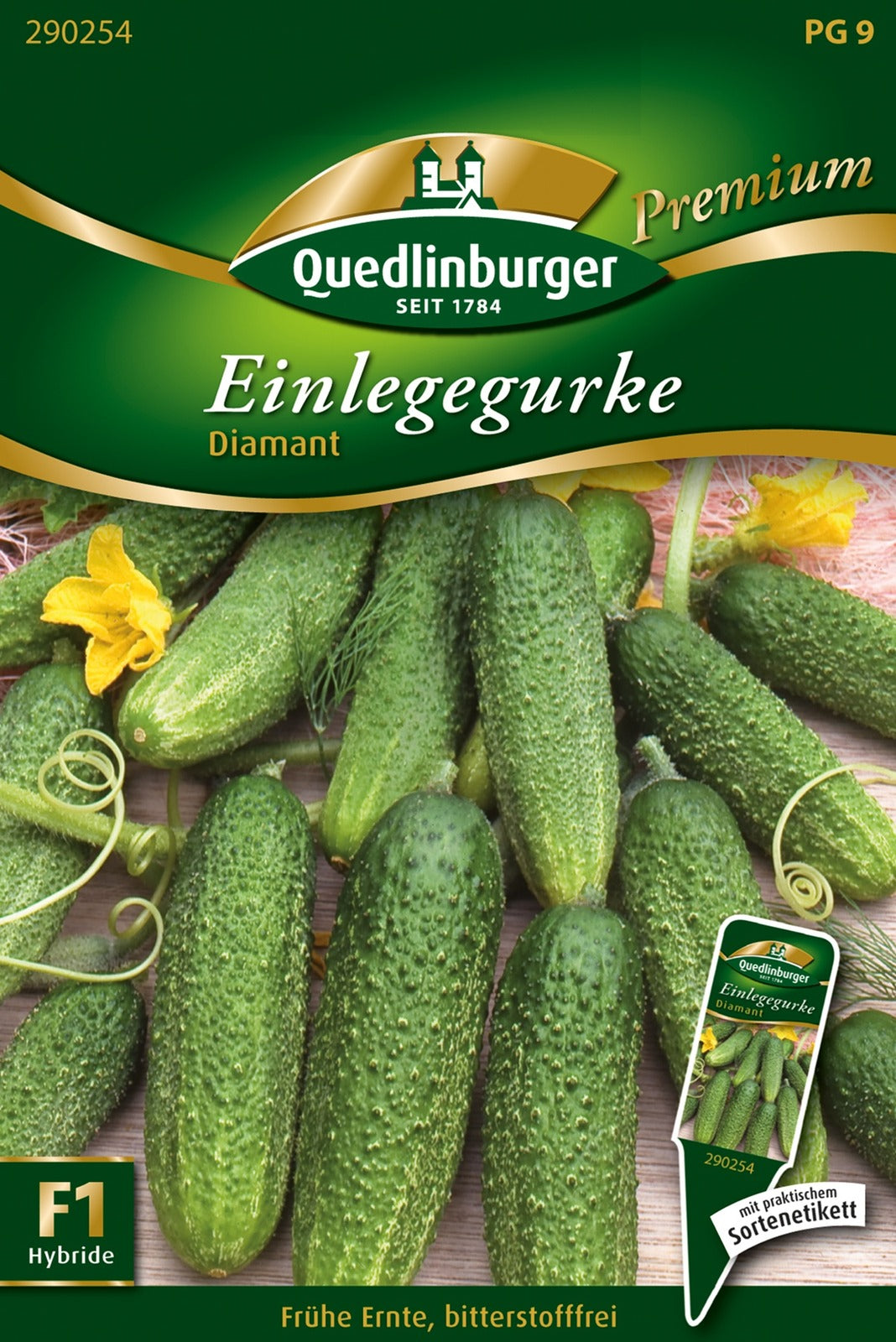 Quedlinburger Freiland-Einlegegurke Diamant