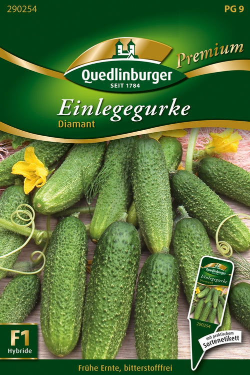 Quedlinburger Freiland-Einlegegurke Diamant