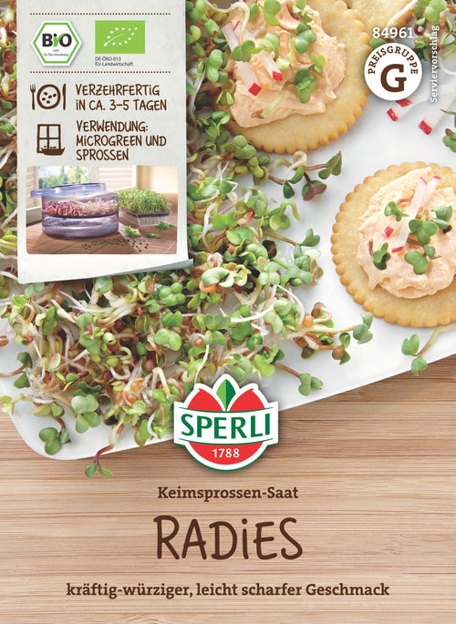 SPERLI BIO Keimsprossen Radies