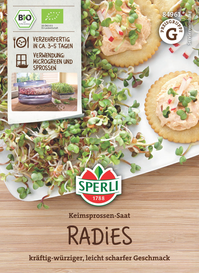 SPERLI BIO Keimsprossen Radies