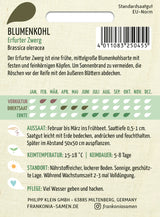 Frankonia Samen Blumenkohl Erfurter Zwerg