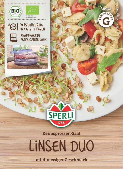 SPERLI BIO Keimsprossen Linsen Duo