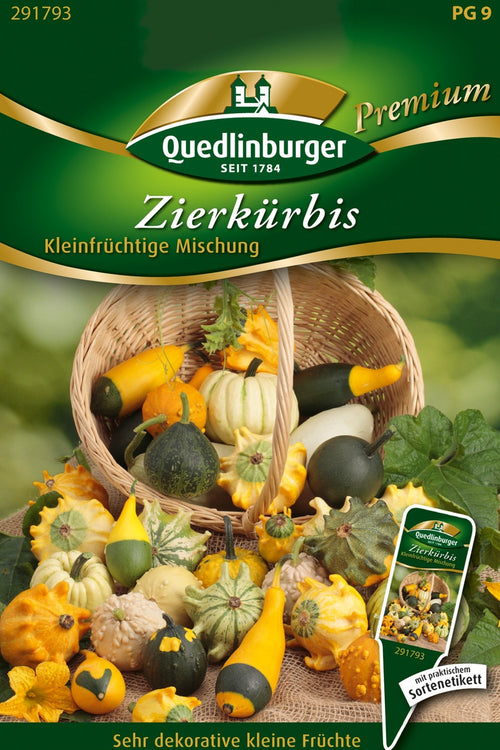 Quedlinburger Zierkürbis Kleinfrüchtige Mischung