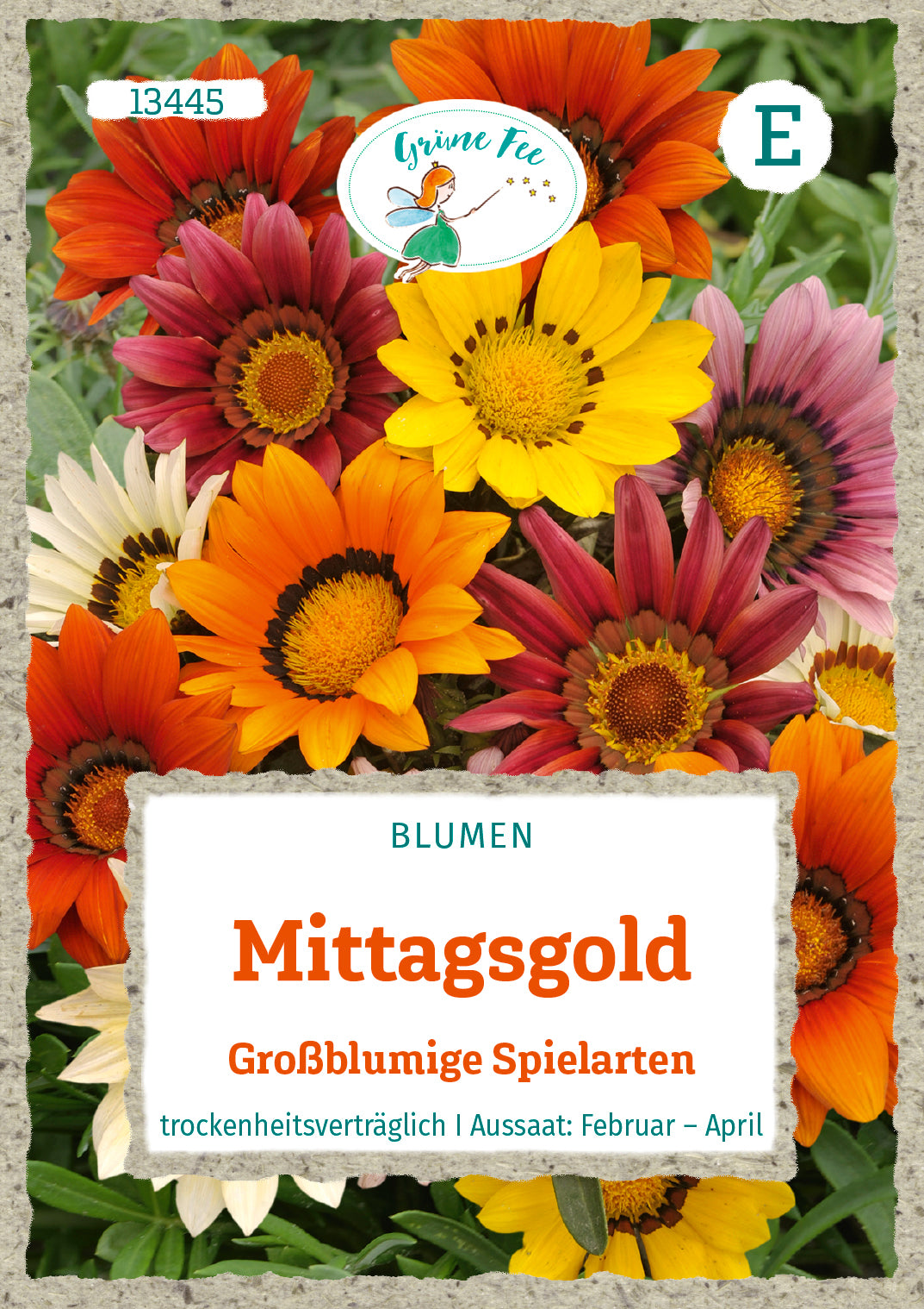 Grüne Fee Mittagsgold Großblumige Spielarten