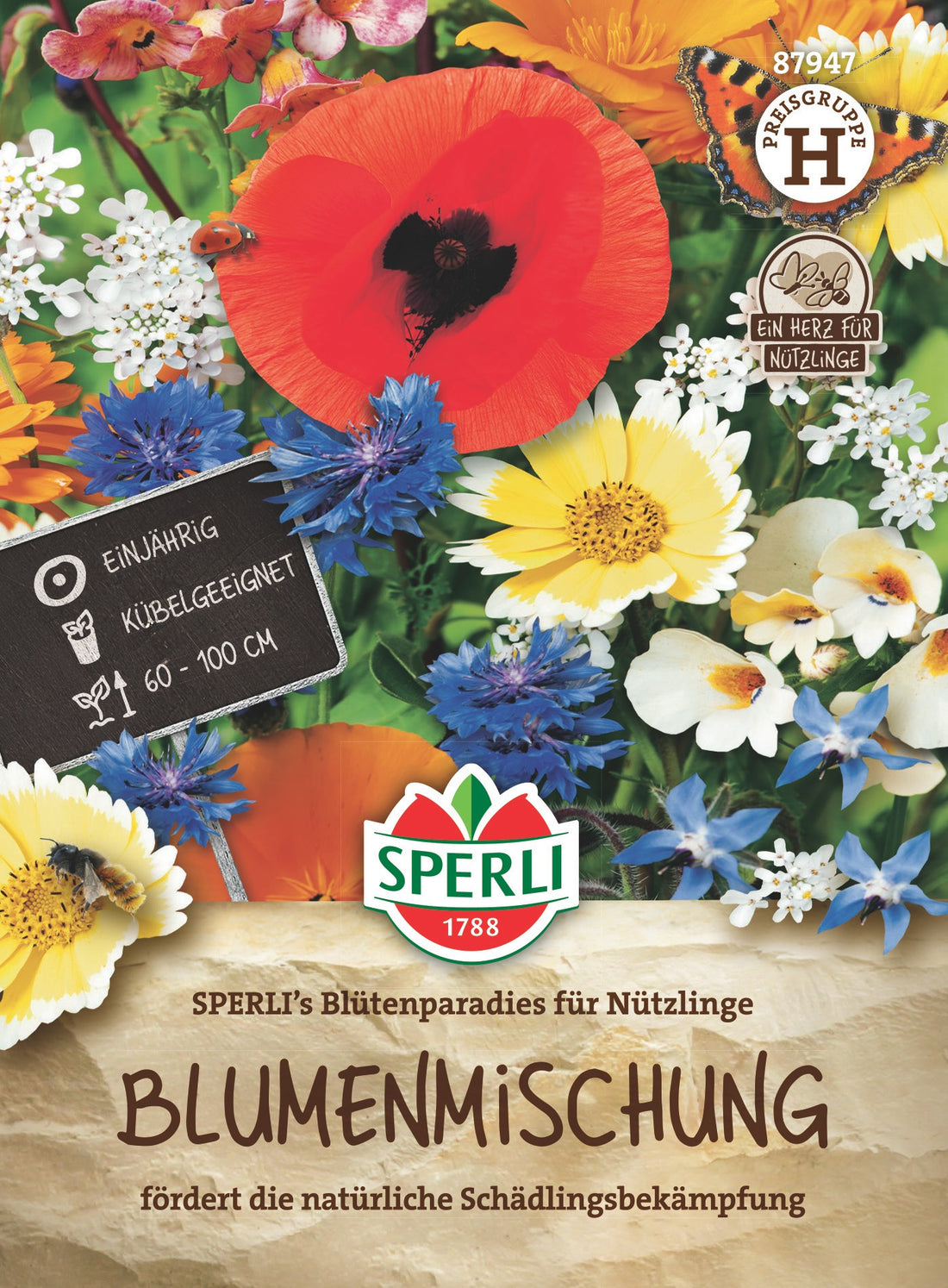 SPERLI Blumensamen-Mischungen SPERLI's Blütenparadies für Nützlinge