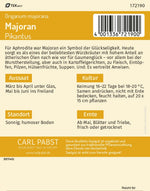 Pabst Keimkraft Majoran Einjähriger