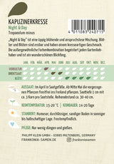 Frankonia Samen Kapuzinerkresse Night & Day