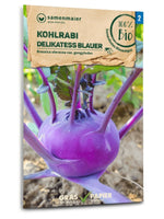 Samen Maier BIO Kohlrabi Delikatess blauer