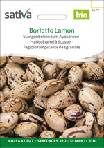 Sativa Stangenbohne zum Auskernen Borlotto Lamon