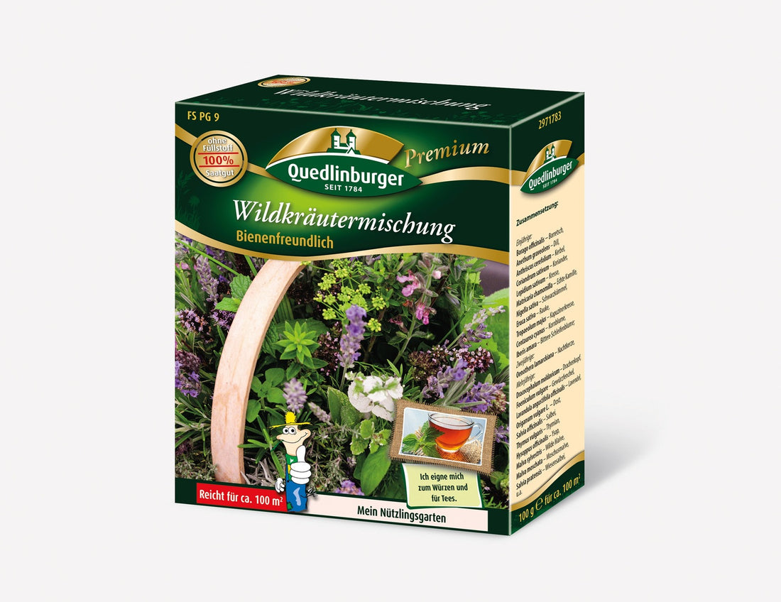 Quedlinburger Blumenmischung Wildkräuter Faltschachtel