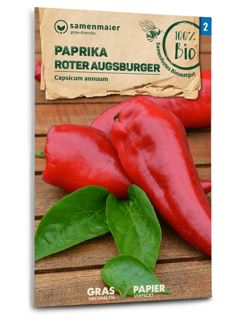 Samen Maier BIO Spitzpaprika Roter Augsburger