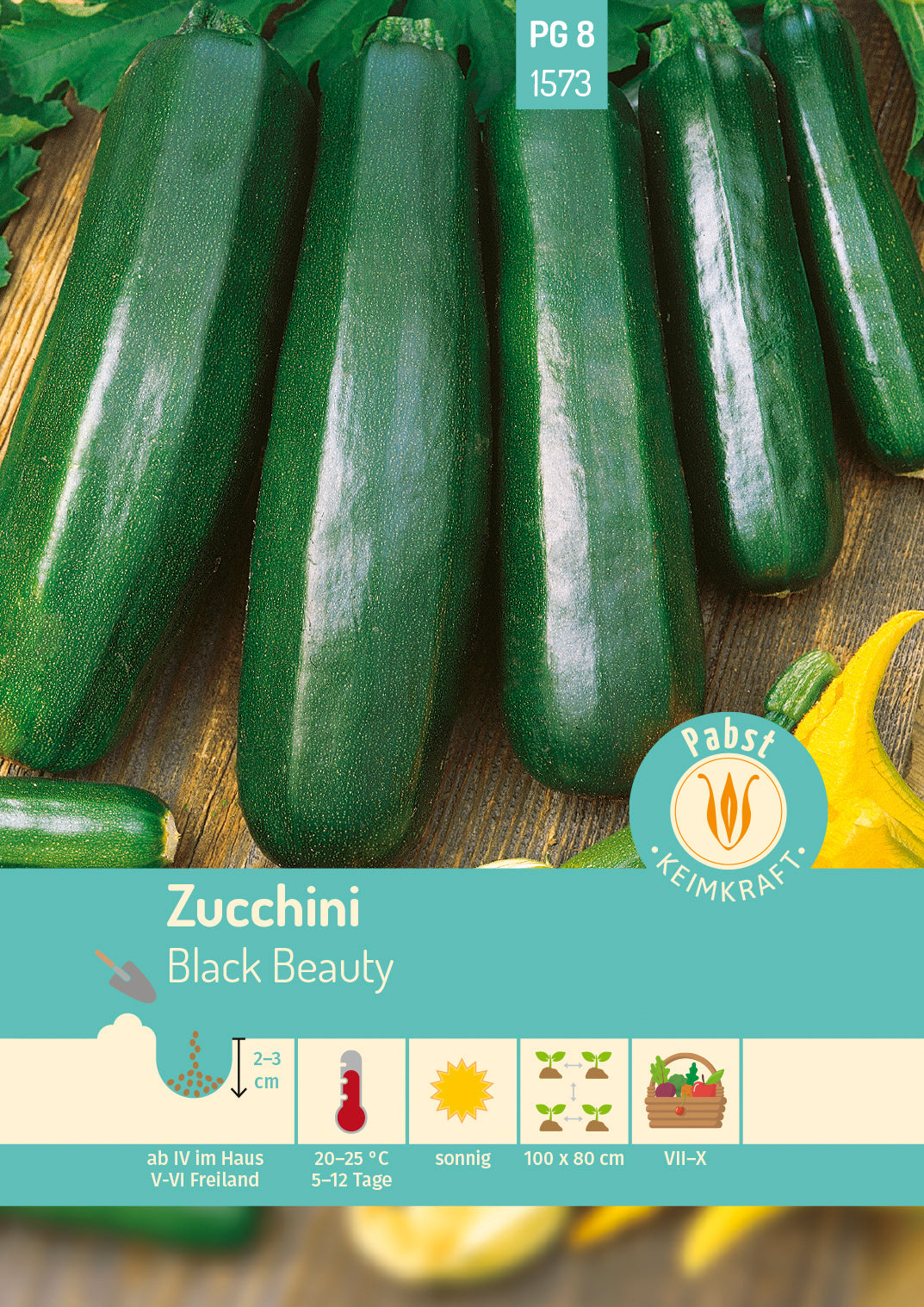 Pabst Keimkraft Zucchini Black Beauty