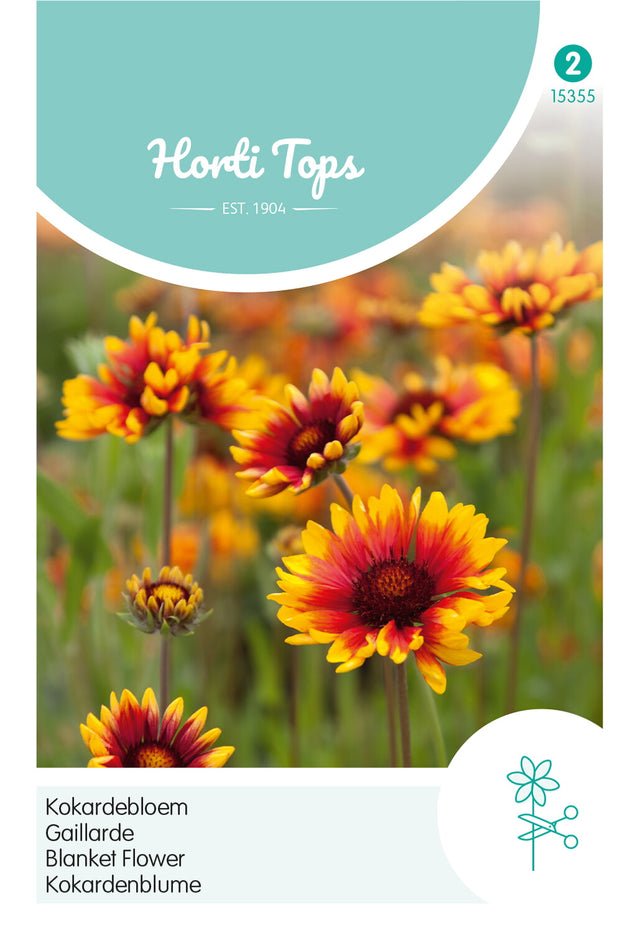 Horti Tops Kokardenblume Aristata großblütige Mischung