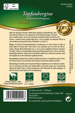 Quedlinburger Topfaubergine Pinstripe