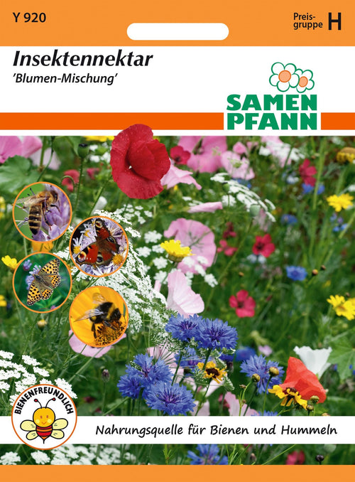 Samen Pfann Insektennektar Blumen-Mischung