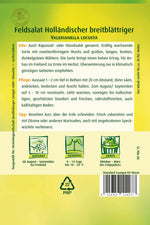 Quedlinburger Feldsalat Holländischer breitblättriger