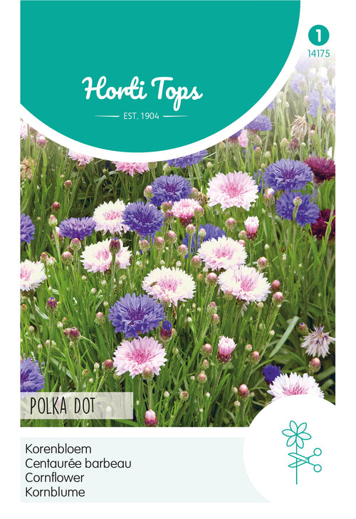 Horti Tops Kornblume Polka Dot Niedrige Mischung