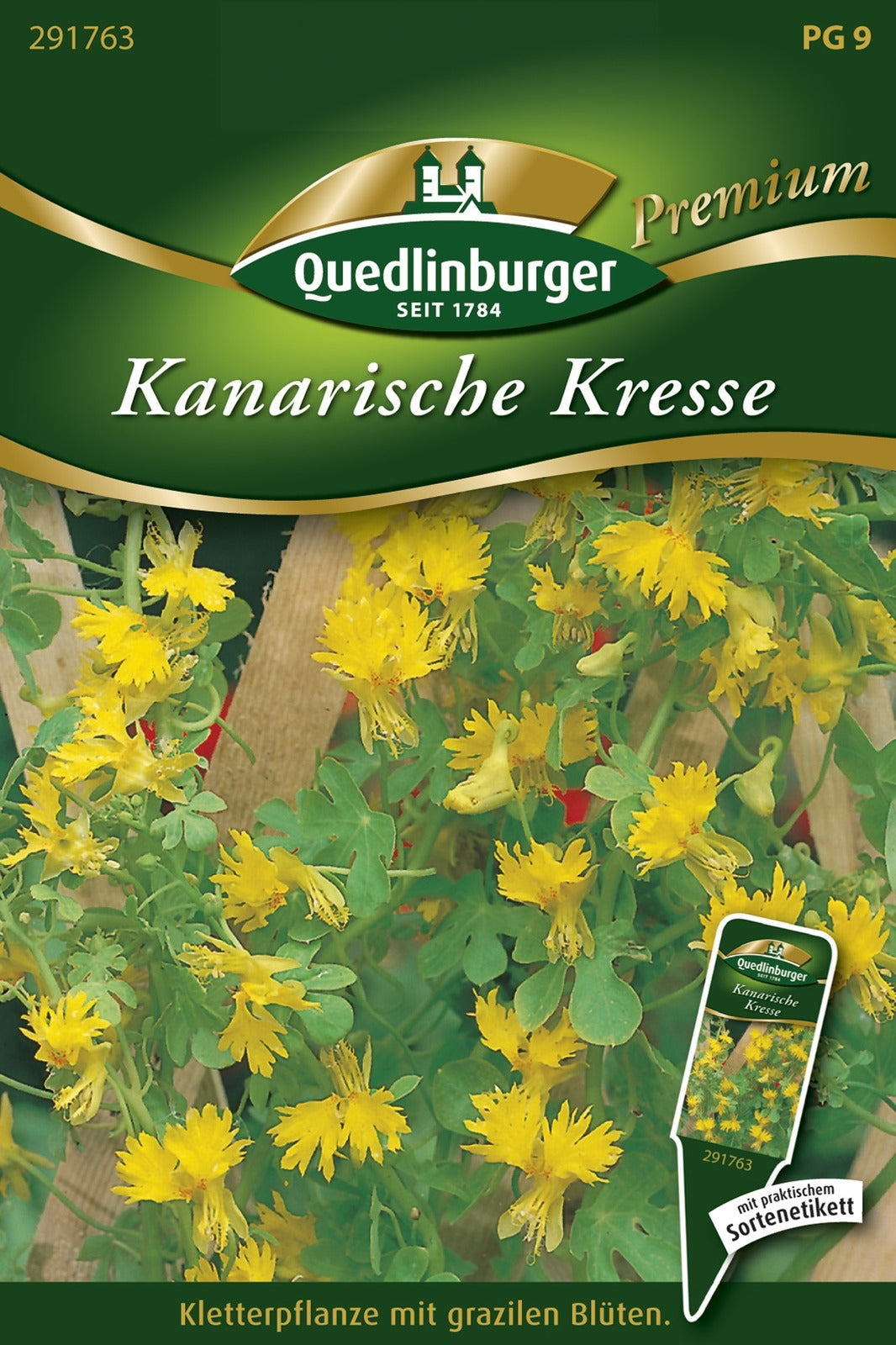 Quedlinburger Kapuzinerkresse Kanarische Kresse