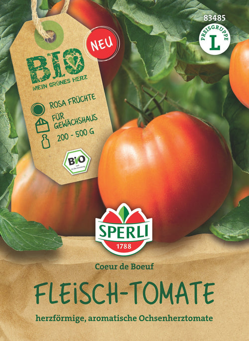 SPERLI BIO Fleischtomate Coeur de Boeuf