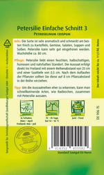 Quedlinburger Petersilie Einfache Schnitt 3