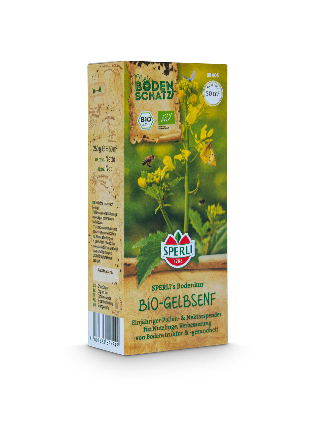 SPERLI BIO Gründüngung Gelbsenf Bodenkur