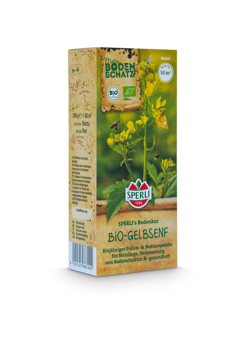 SPERLI BIO Gründüngung Gelbsenf Bodenkur