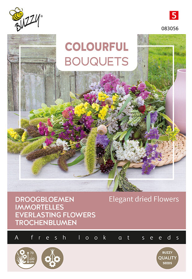 Buzzy Seeds Blumen-Mischung Elegante Trockenblumen