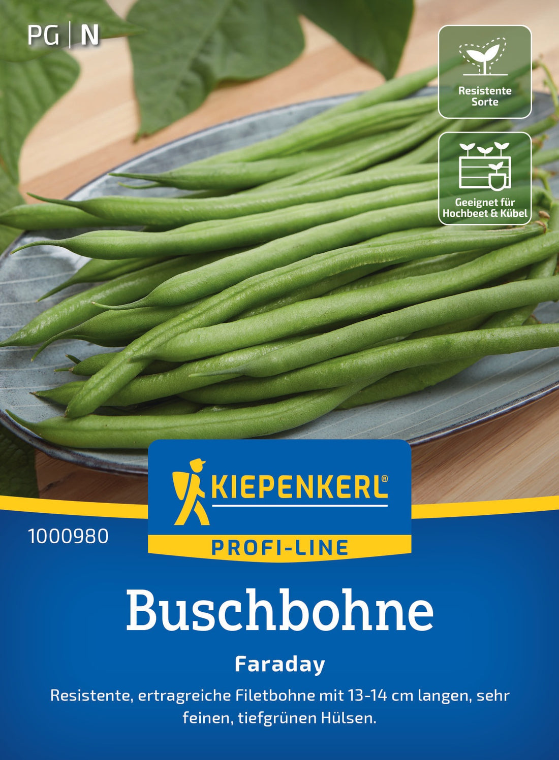 Kiepenkerl Buschbohnen Faraday