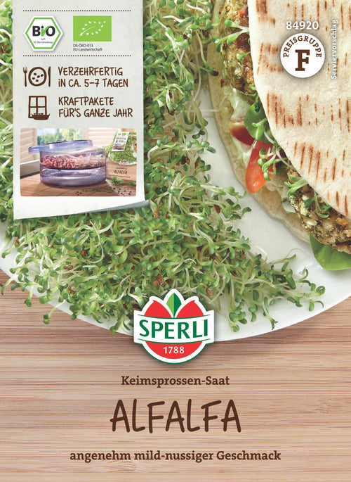 SPERLI BIO Keimsprossen Alfalfa