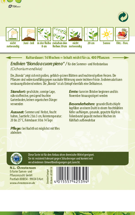 N.L. Chrestensen Endivien Bionda a cuore pieno