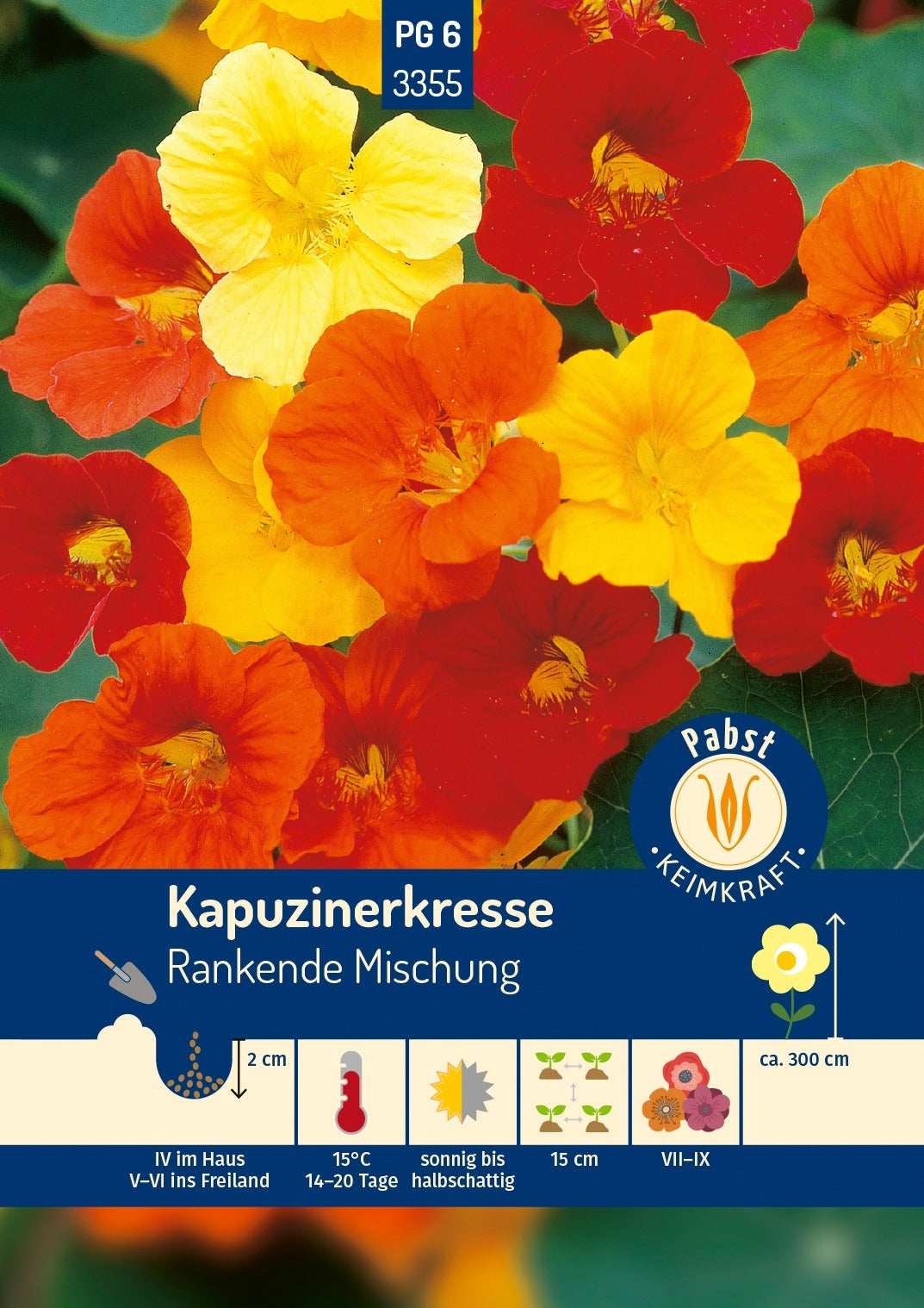 Pabst Keimkraft Kapuzinerkresse Rankende Mischung