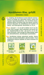 Quedlinburger Kornblume blau, gefüllt