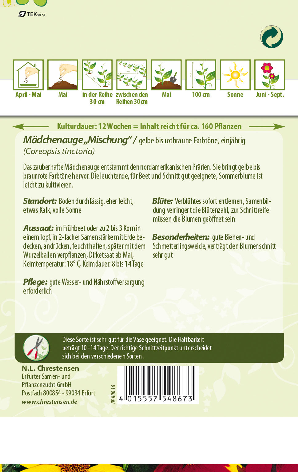 N.L. Chrestensen Mädchenauge Mischung