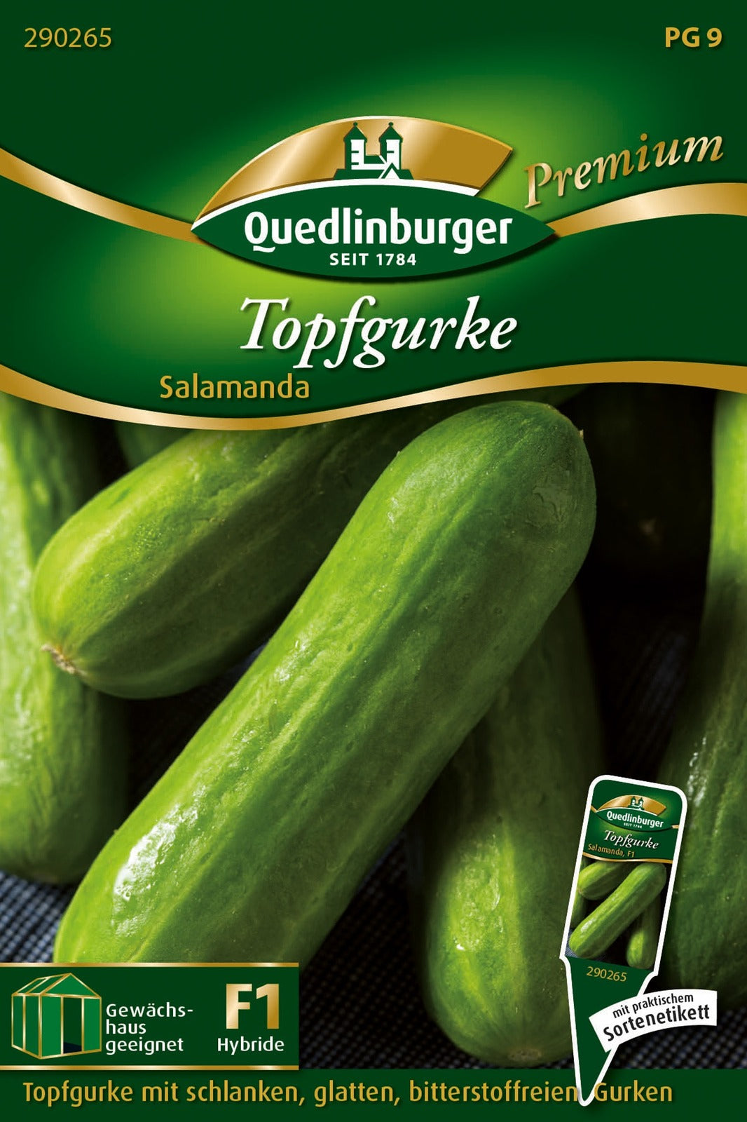 Quedlinburger Freiland-Salatgurke Salamanda