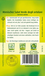 Quedlinburger Römischer Salat Verde degli ortolani