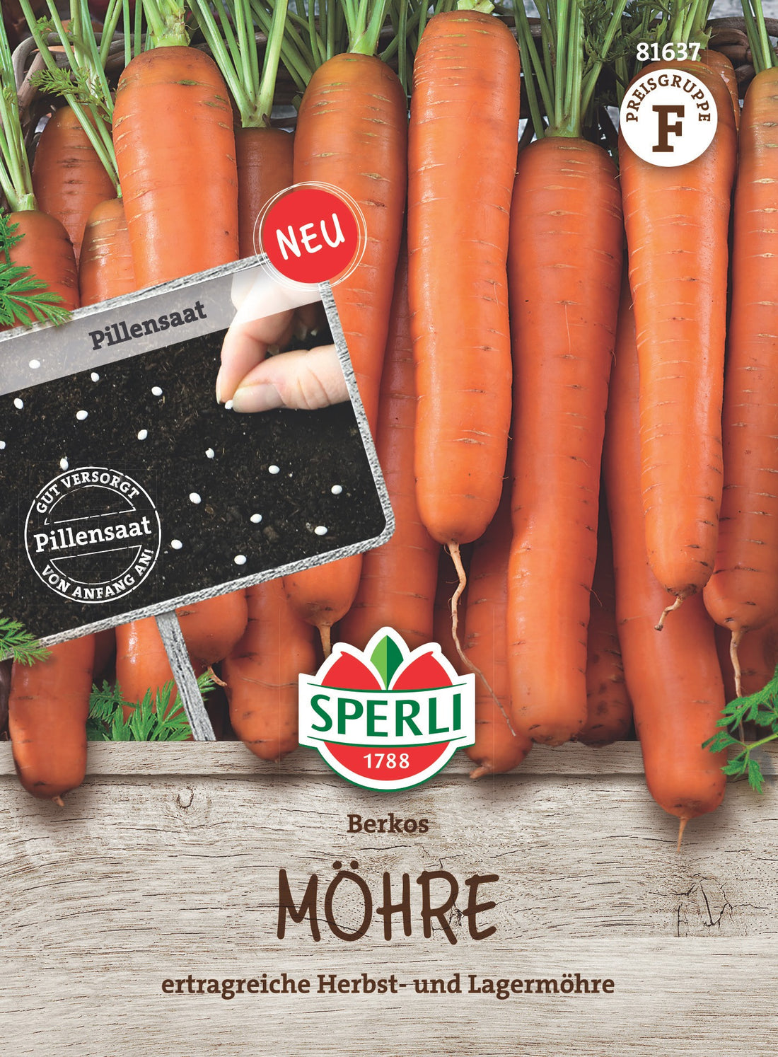 SPERLI Möhre Berkos Pillensaat