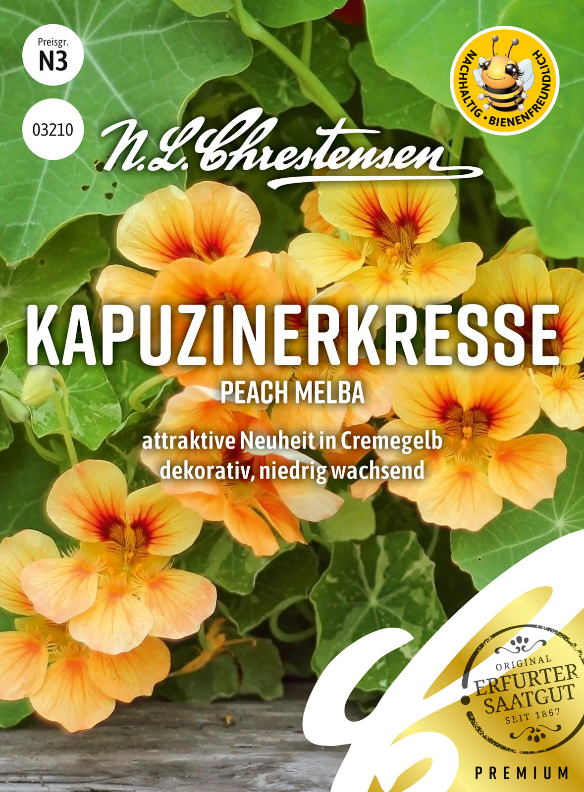 N.L. Chrestensen Kapuzinerkresse Peach Melba