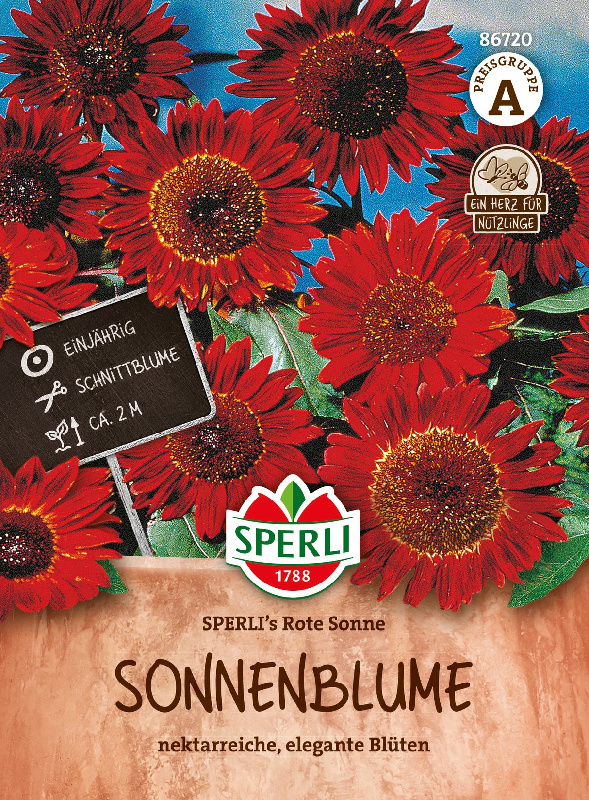 SPERLI Sonnenblumensame SPERLI's Rote Sonne