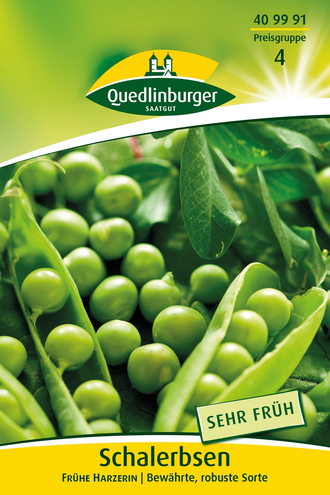 Quedlinburger Schalerbse Frühe Harzerin