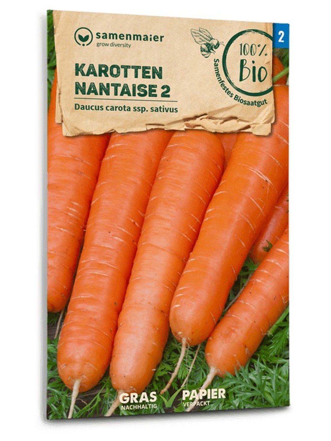 Samen Maier BIO Möhren Nantaise 2