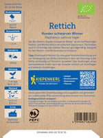 Kiepenkerl BIO Rettich Runder schwarzer Winter