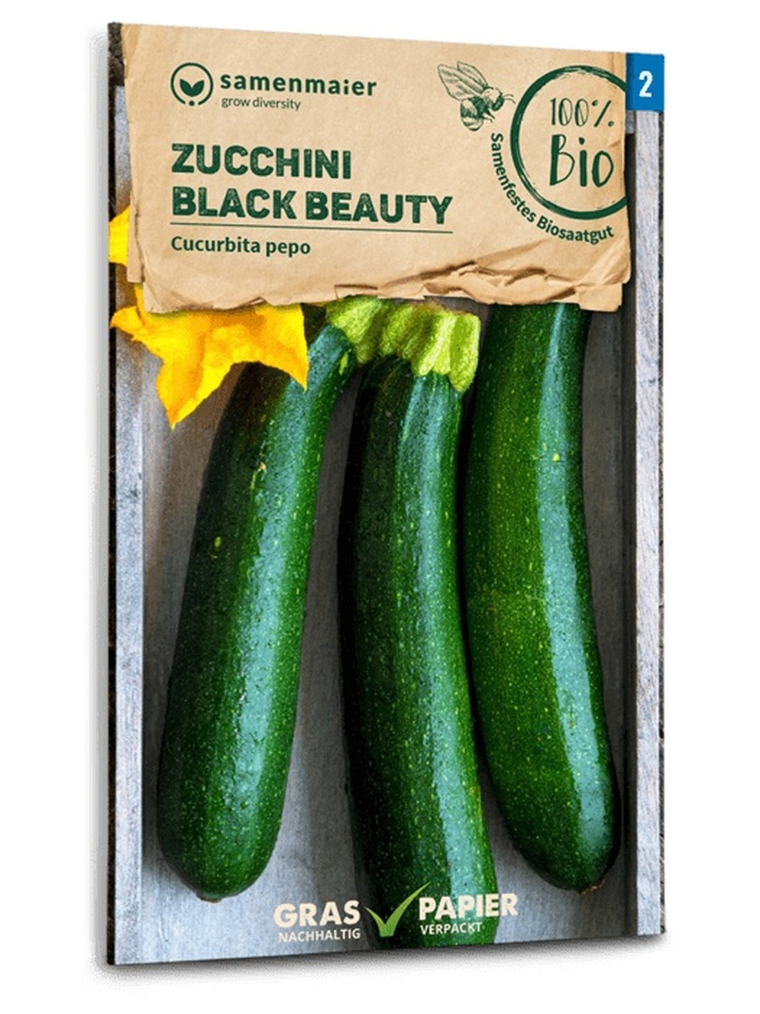 Samen Maier BIO Zucchini Black Beauty