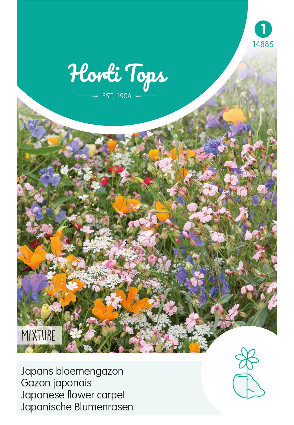Horti Tops Japanischer Blumenrasen Mischung